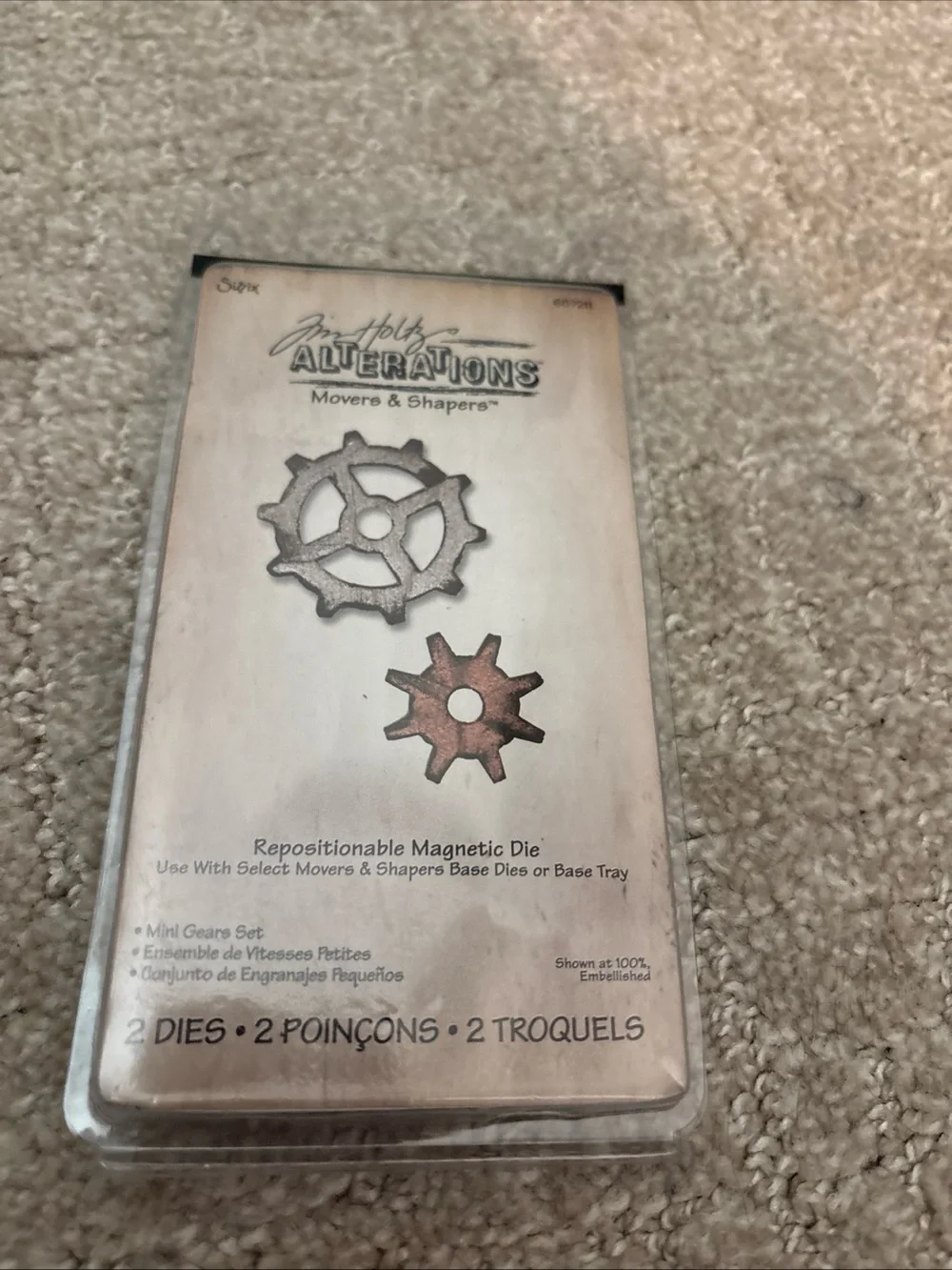 TIM HOLTZ ALTERATIONS MINI GEAR SIZZIX DIES #657211